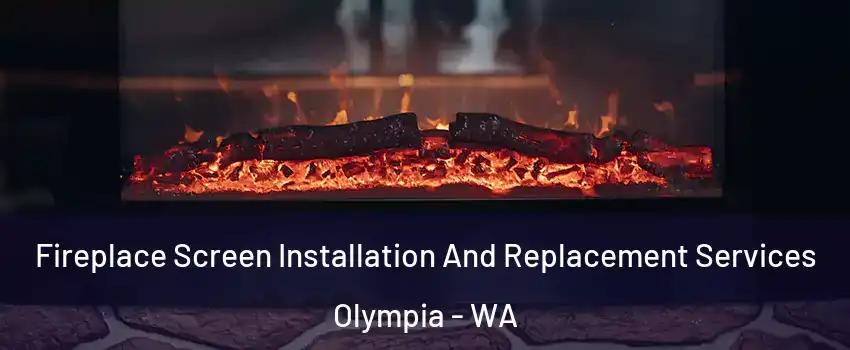  Fireplace Screen Installation And Replacement Services Olympia - WA