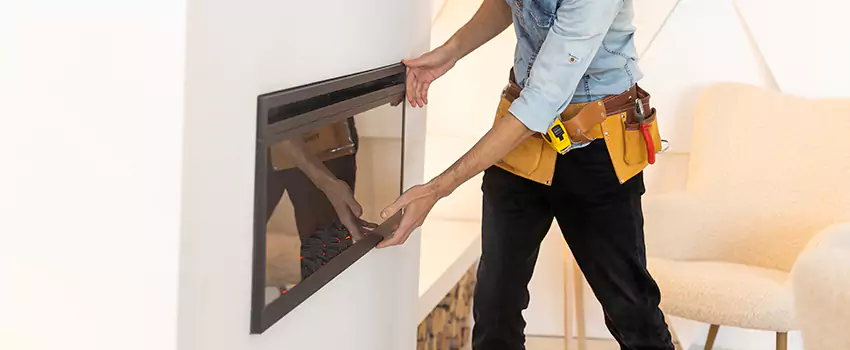 Metal Fireplace Installation in Olympia, Washington