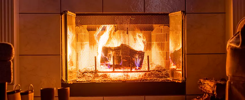 Mendota Hearth Landscape Fireplace Installation in Olympia, Washington