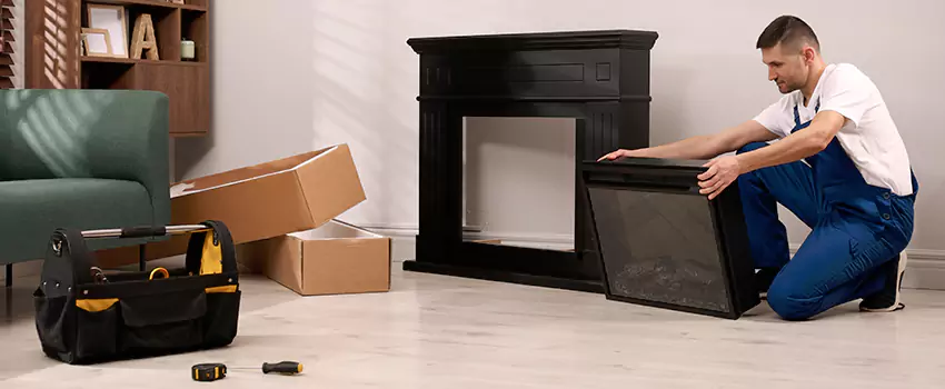 Old Rusted Metal Fireplace Repair And Replacement in Olympia, WA