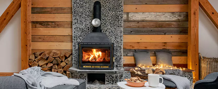 Thelin Hearth Products Direct Vent Gas Stove Fireplace Inspection in Olympia, Washington