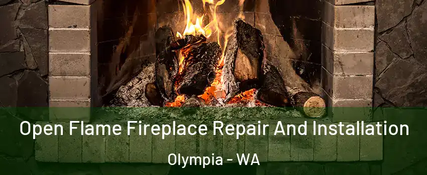  Open Flame Fireplace Repair And Installation Olympia - WA